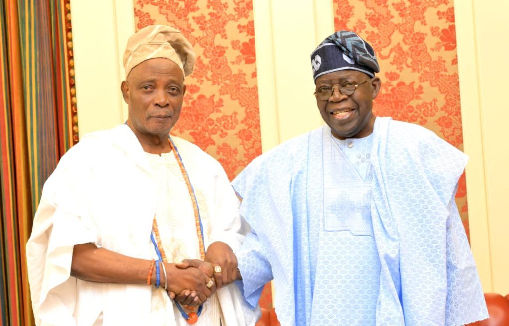 PHOTONews: Tinubu meets with Olubadan of Ibadanland at Presidential Villa, Abuja 3 President Bola Ahmed Tinubu meets with Olubadan of Ibadanland,Oba Rashidi Adewolu Ladoja at the Presidential Villa, Abuja on Friday 23/01/2026, Photo credit: State House.