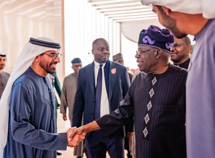 Tinubu arrives UAE for 2026 Abu Dhabi Sustainability Week