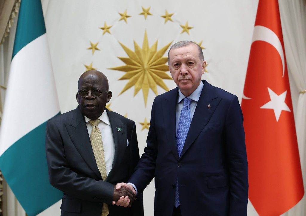 President President Recep Tayyip Erdogan, welcomed President Bola Ahmed Tinubu of Nigeria, who is paying a visit to Türkiye, with an official ceremony at the Presidential Complex.