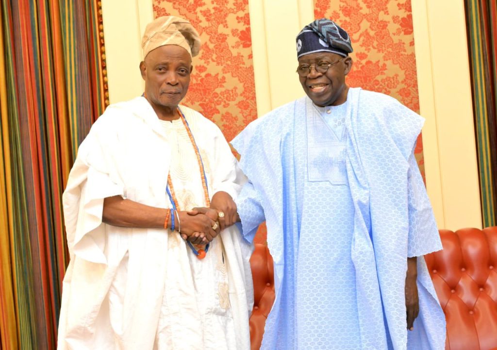 PHOTONews: Tinubu meets with Olubadan of Ibadanland at Presidential Villa, Abuja 2 President Bola Ahmed Tinubu meets with Olubadan of Ibadanland,Oba Rashidi Adewolu Ladoja at the Presidential Villa, Abuja on Friday 23/01/2026, Photo credit: State House.