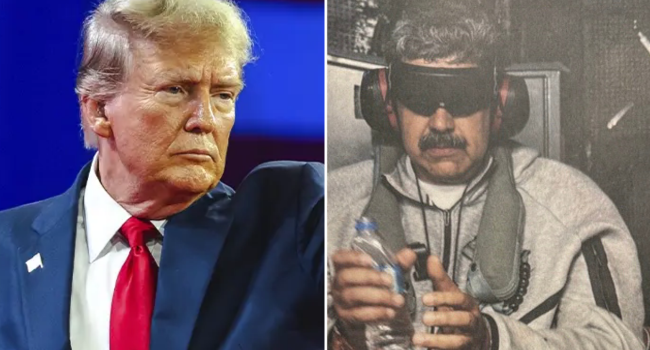 US President Donald Trump and Venezuelan leader Nicolás Maduro