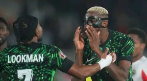 Victor Osimhen and Lookman at afcon