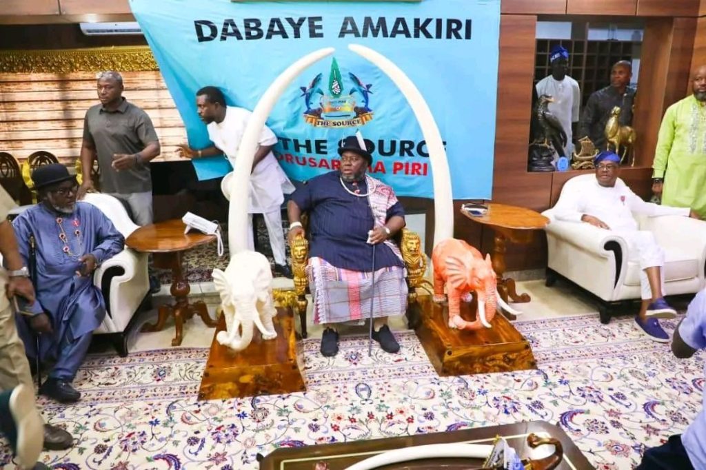Asari Dokubo pledges support for Tinubu’s re-election as Wike visits his palace in Rivers 2 Wike visits Asari Dokubo in Rivers, Says Amanyanabo Has Pledged Support for Tinubu’s Re-election
