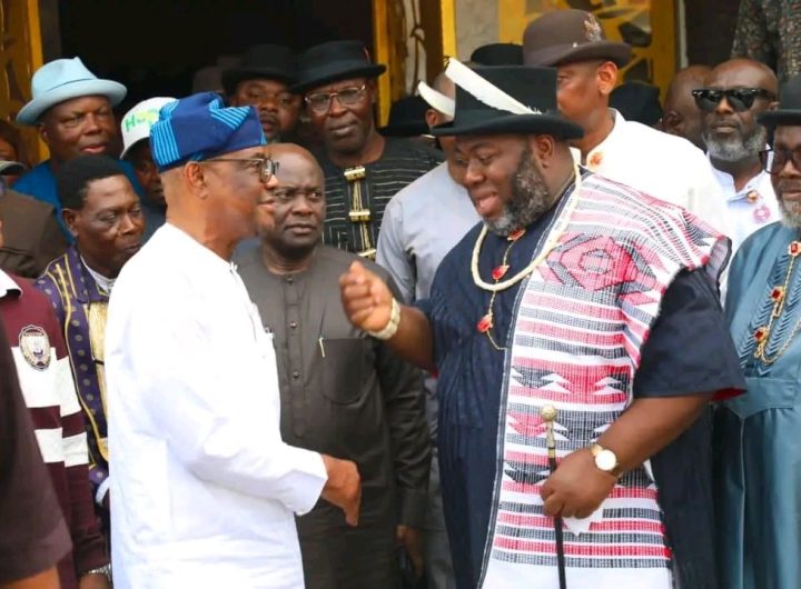 Wike visits Asari Dokubo in Rivers, Says Amanyanabo Has Pledged Support for Tinubu’s Re-election