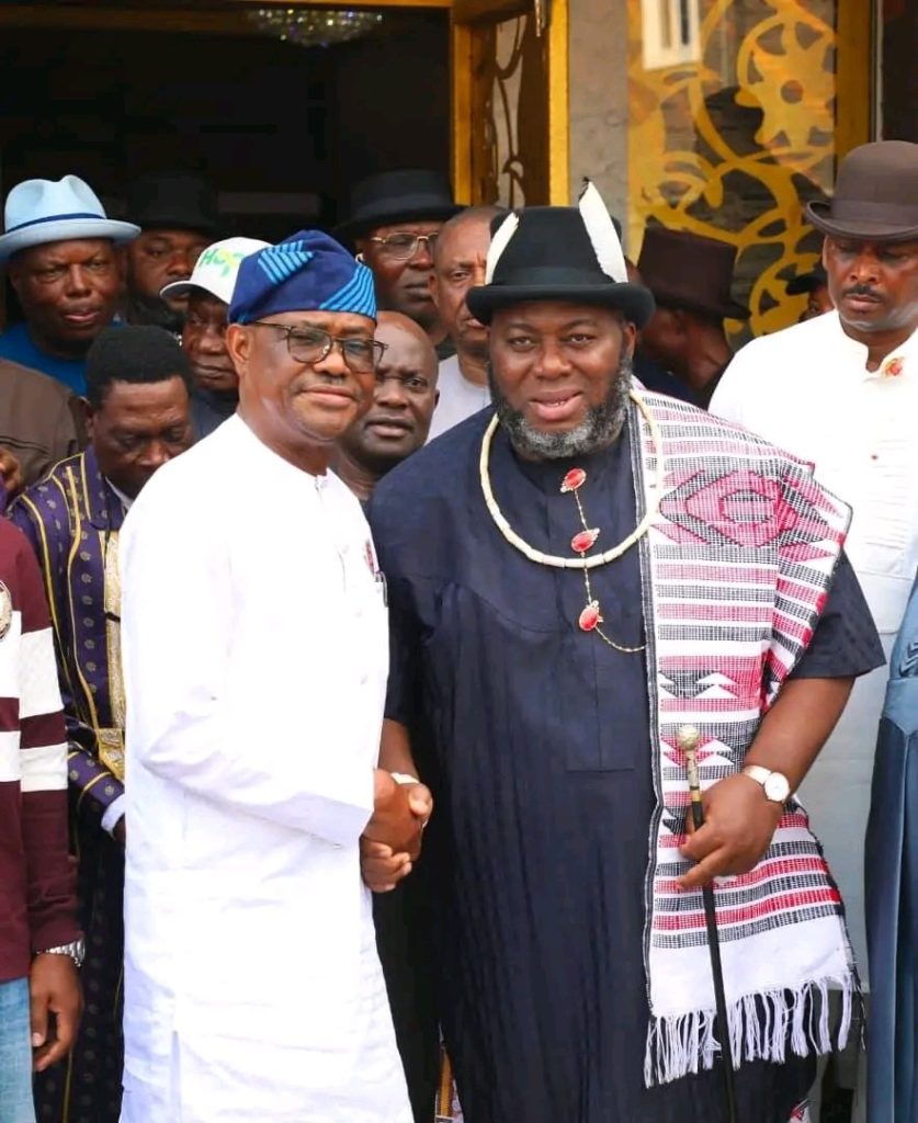 Asari Dokubo pledges support for Tinubu’s re-election as Wike visits his palace in Rivers 4 Wike visits Asari Dokubo in Rivers, Says Amanyanabo Has Pledged Support for Tinubu’s Re-election