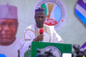 Zulum at APC meeting in Maiduguri