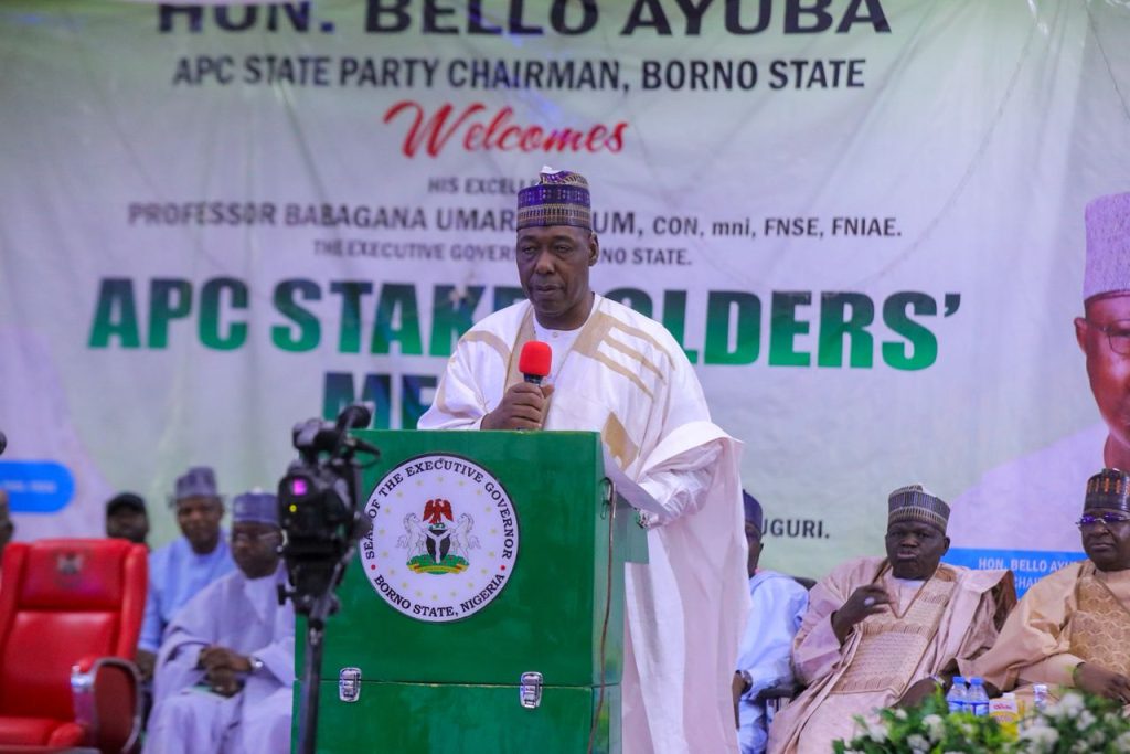 I don't know my successor, Zulum declares at APC meeting 2 Zulum.at APC meeting