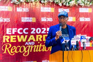 EFCC boss Olukoyede charges staff on integrity at 2025 Recognition & Reward Ceremony 