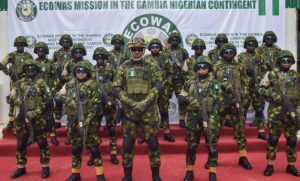 nigerian military troops ECOWAS