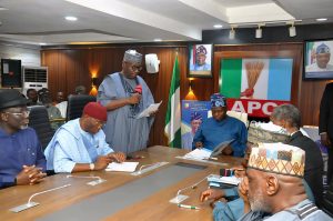 APC National Chairman Prof. Nentawe Yilwatda, inaugurates the campaign council for 2026 FCT poll