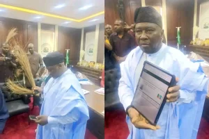 Adamawa Governor Fintiri defects to APC, deals major blow to Atiku ahead of 2027 election