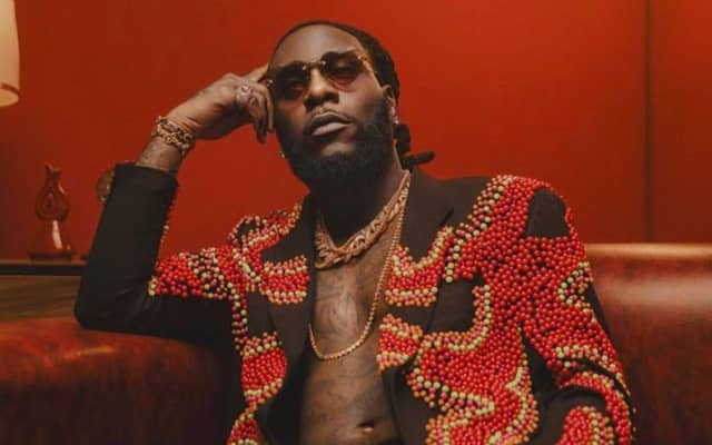 Afrobeat star Burna boy