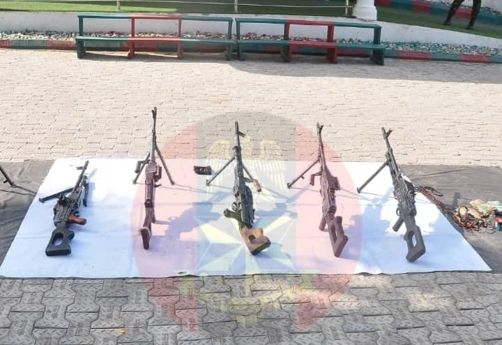 Troops recover weapons in intelligence led operation in Taraba