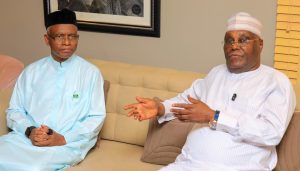 Former VP Atiku Abubakar and former Kaduna State Governor, Nasiru El-Rufai