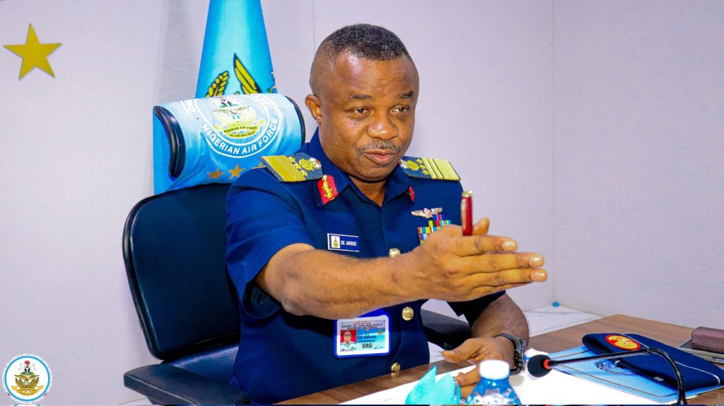 Chief of the Air Staff, Air Marshal Sunday Kelvin Aneke
