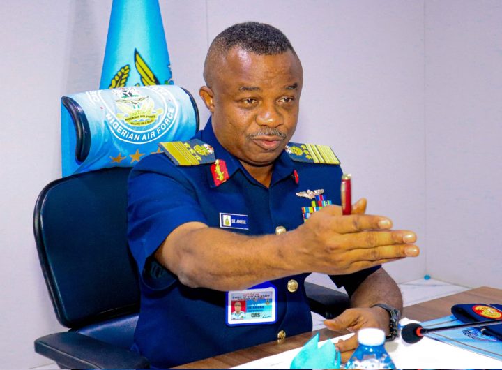 Chief of the Air Staff, Air Marshal Sunday Kelvin Aneke
