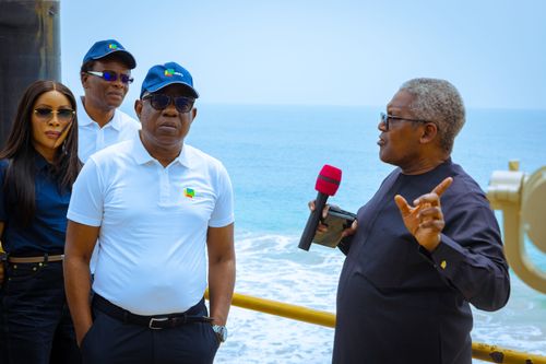 NNPC Ltd, Dangote Group forge strategic alliance to accelerate Nigeria's energy security, prosperity 2 GCEO NNPC Ltd, Engr. Bashir Bayo Ojulari speaks during a facility tour of the Dangote Refinery and Petrochemical Complex in Ibeju-Lekki, Lagos, on Saturday.