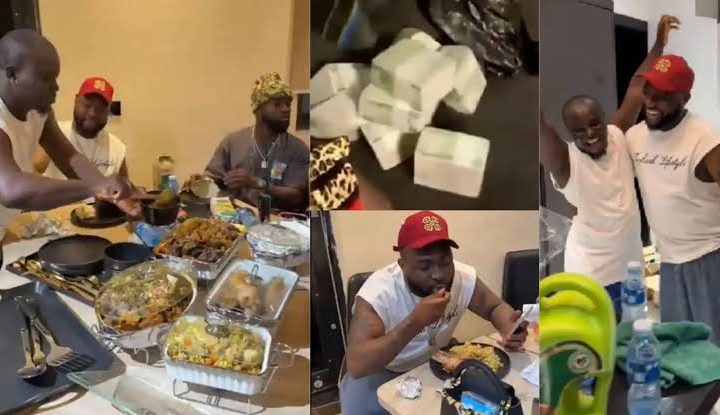 Davido gifts viral Chef Daddym ₦10m after cooking at his Lagos home, fans hail his generosity