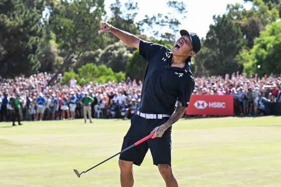Anthony Kim ends 12-year trophy drought with sensational win at LIV Golf Adelaide tournament.