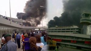 Fire guts Lagos Airport Terminal 1 as FAAN confirms no casualties