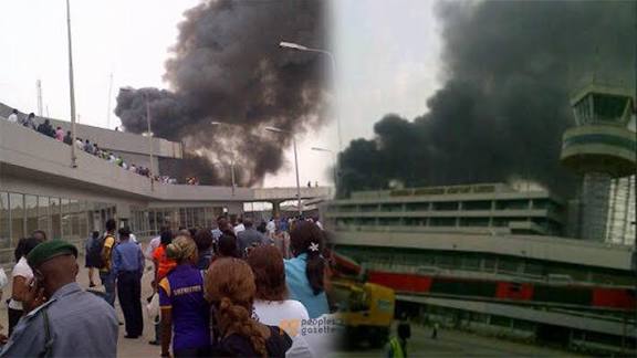 Fire guts Lagos Airport Terminal 1 as FAAN confirms no casualties