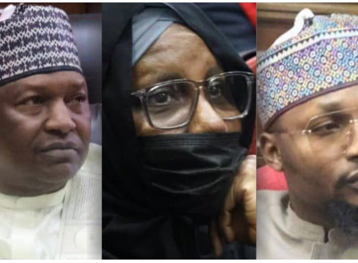 Court sends Malami, wife, son back to prison