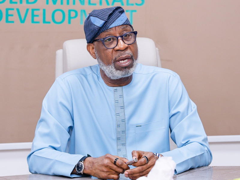 Minister of Solid Minerals Development, Dr. Dele Alake