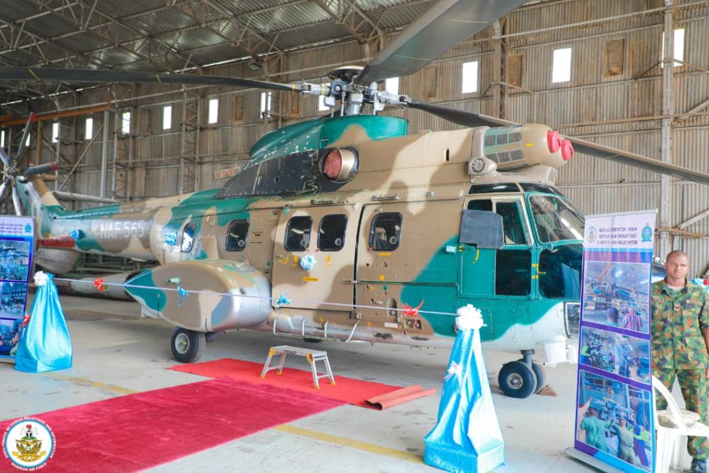 NAF Super Puma helicopter returns to service