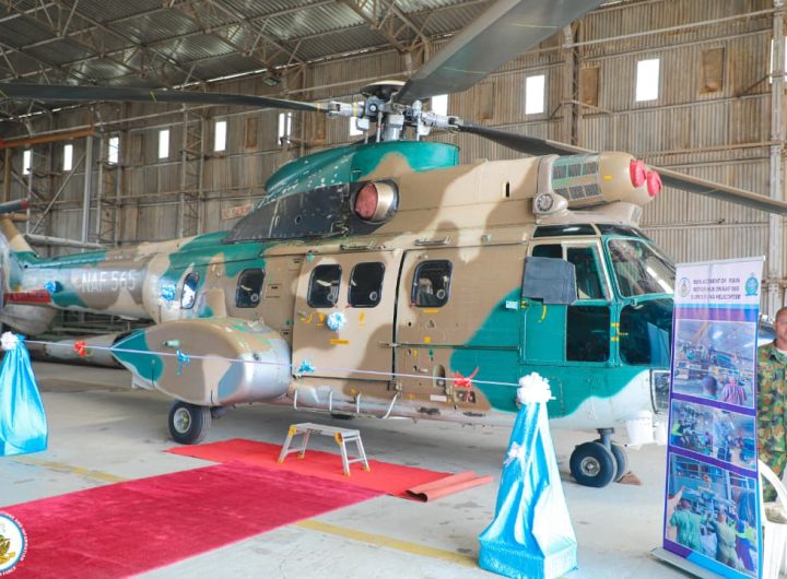 NAF Super Puma helicopter returns to service
