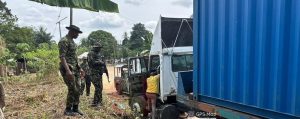 Troops arrest suspected criminals, recover stolen truck in Abia