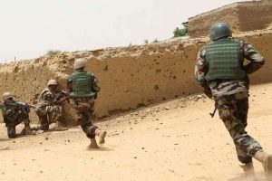 Nigerian Army troops.