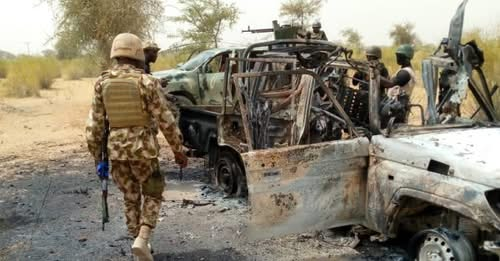 Nigerian Army troops.