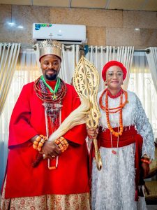 The First Lady, Oluremi Tinubu was conferred with the traditional title of Utukpa-Oritse of Warri Kingdom alias Ugbone