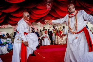 The First Lady, Oluremi Tinubu was conferred with the traditional title of Utukpa-Oritse of Warri Kingdom alias Ugbone