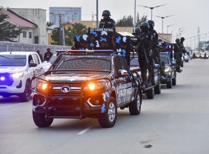 Nigeria Police on patrol
