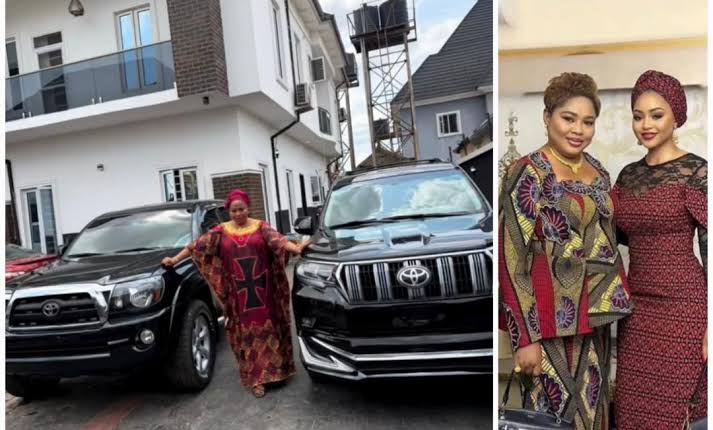 Regina Daniels gifts mum car on Valentine's day
