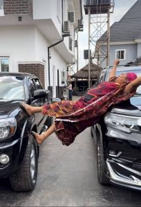 Regina Daniels gifts mum car on Valentine's day