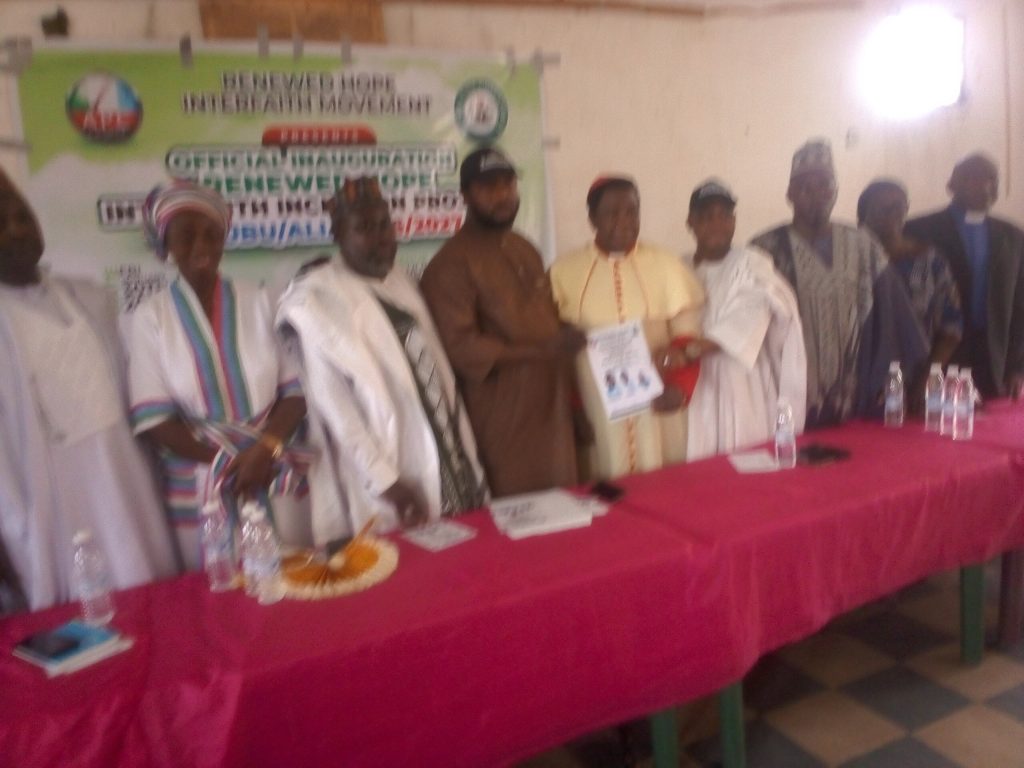 Tinubu, Alia 2027 bid gains boost as Renewed Hope Interfaith Movement launches Benue chapter