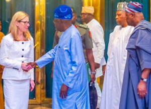 : President Tinubu, VP Shettima Welcome World Bank Delegation Led by Anna Bjerde at State House, Abuja