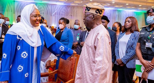 President Bola Tinubu and former Nigerian First Lady, Oluremi Tinubu