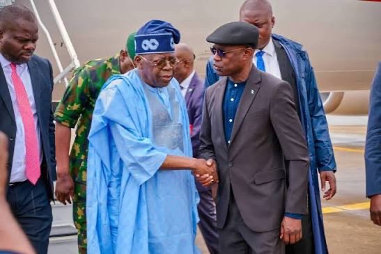 President Bola Tinubu and Benue State Governor, Hyacinth Alia
