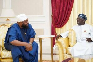Tinubu and Niger State Governor Bago