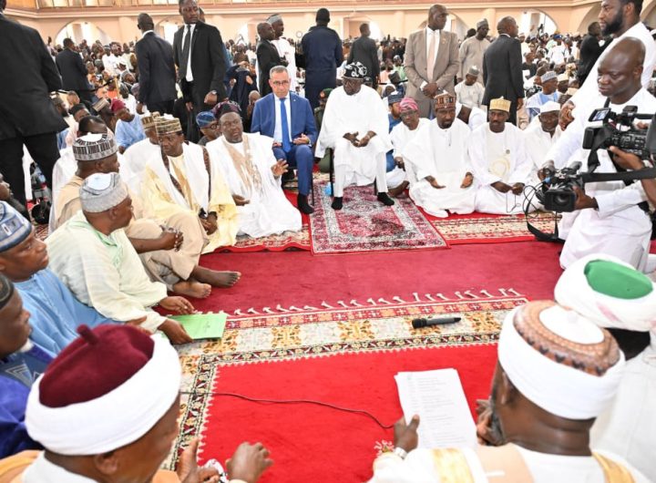 Imam prays for Tinubu at Matawalle children's wedding