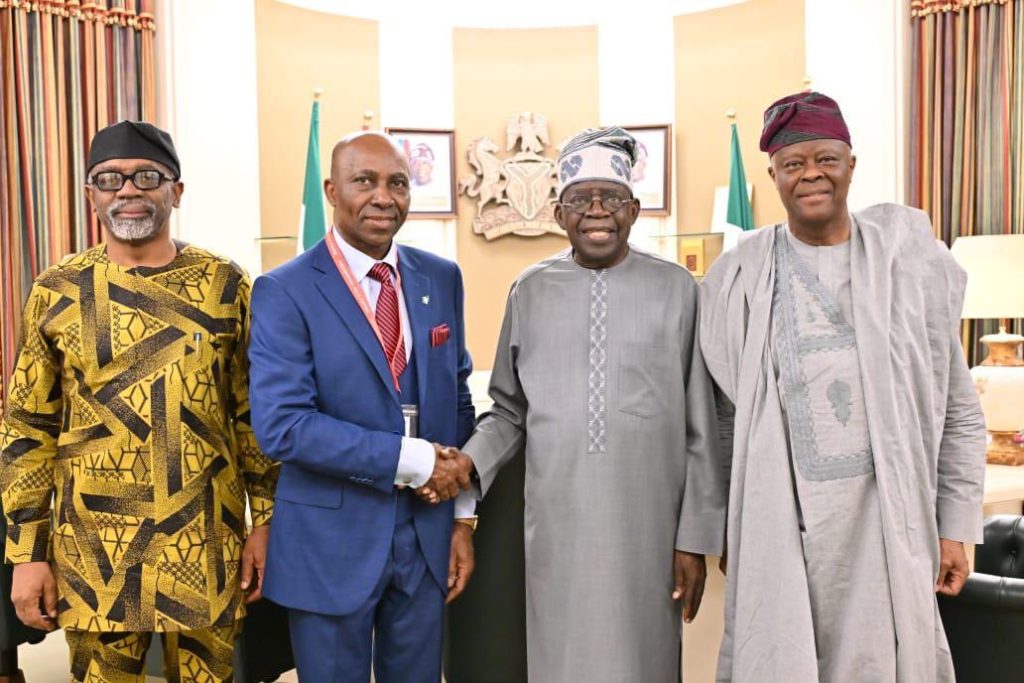 Tinubu receives new tax Ombudsman John Nwabueze