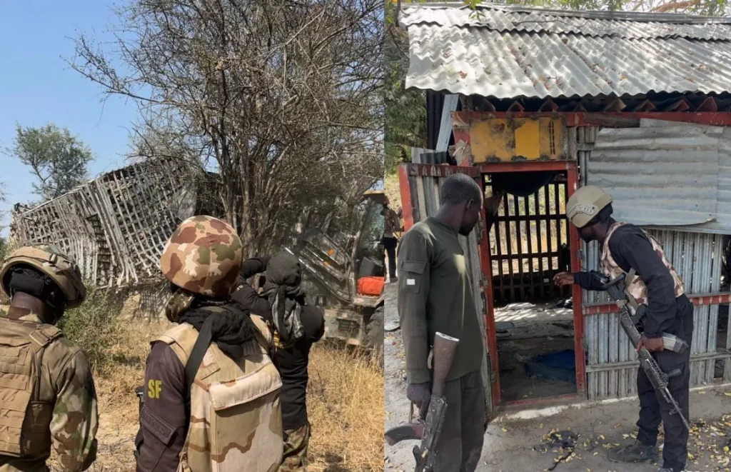 Troops eliminate 32 ISWAP terrorists, destroy detention facilities in Timbuktu Triangle