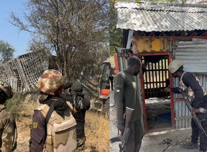 Troops eliminate 32 ISWAP terrorists, destroy detention facilities in Timbuktu Triangle