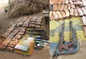Troops intercept weapons from gun runners in Taraba
