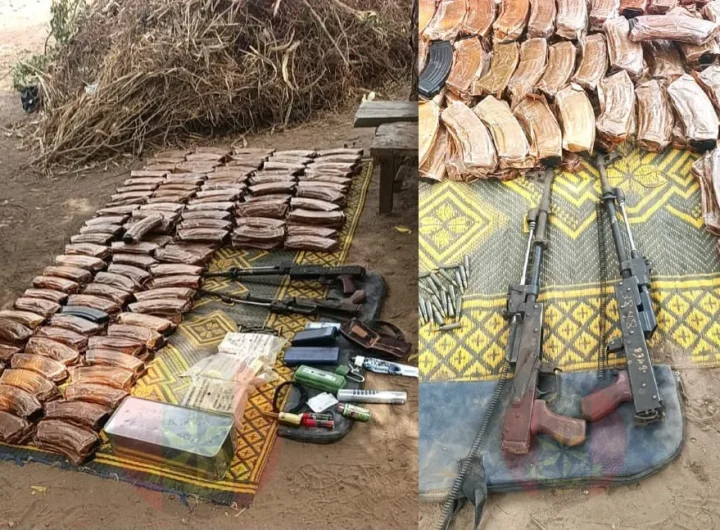 Troops intercept weapons from gun runners in Taraba