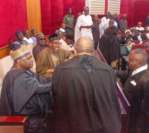 Turaki-led PDP leadership at the Court of Appeal in Abuja. Photo credit: @OfficialPDPNig