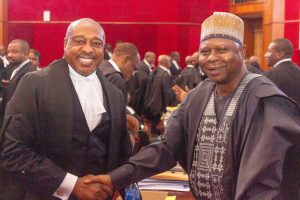 Turaki-led PDP leadership at the Court of Appeal in Abuja. Photo credit: @OfficialPDPNig